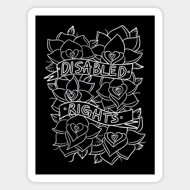 DISABLED RIGHTS Magnet by roxiqt